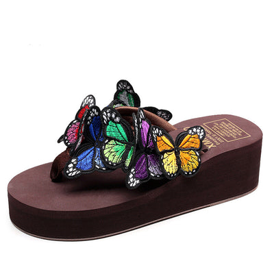 Pantuflas Artesanales con Diseño de Mariposa - Image 4