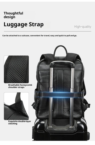 Mochila de Cuero Genuino Premium para Viajes y Uso Diario - Image 7