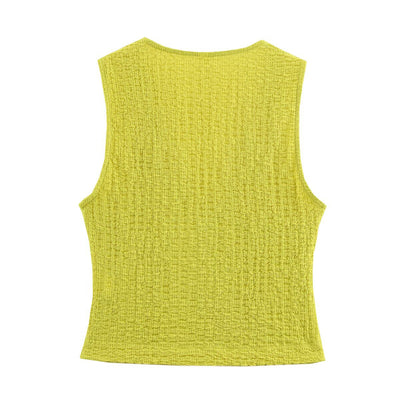 Conjunto Texturizado: Chaleco y Pantalón Recto - Image 21