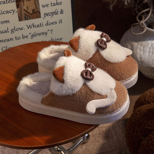 Pantuflas Felinas Esponjosas - Cómodas Zapatillas Peluche para Casa Invierno - Image 10