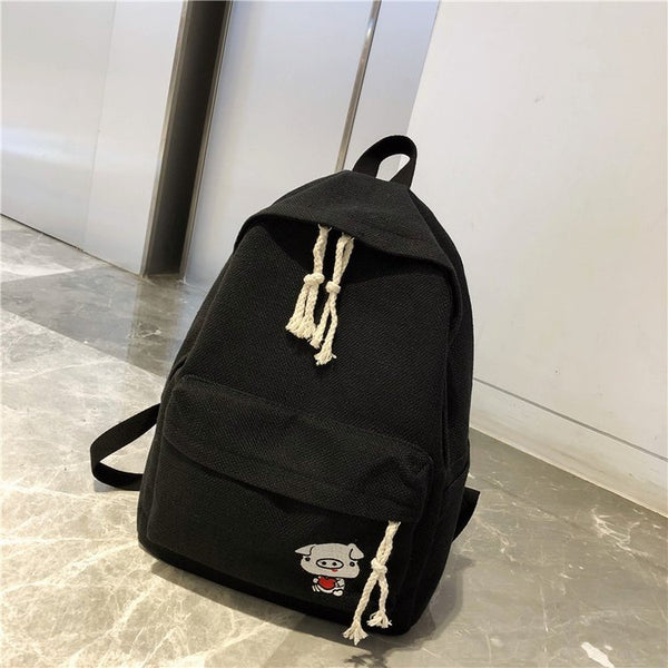 Mochila Casual Joker de Color Liso - Diseño Minimalista - Image 6