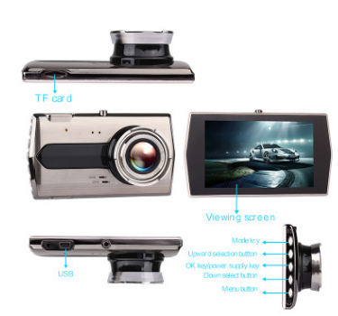 Cámara Dual para Auto Full HD con Visión Nocturna y Marcha Atrás - Image 4