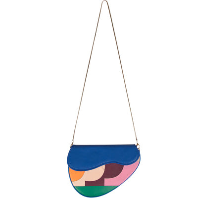 Bolso Mensajero de Cuero PU con Cadena Metálica - Colección Guisantes - Image 4