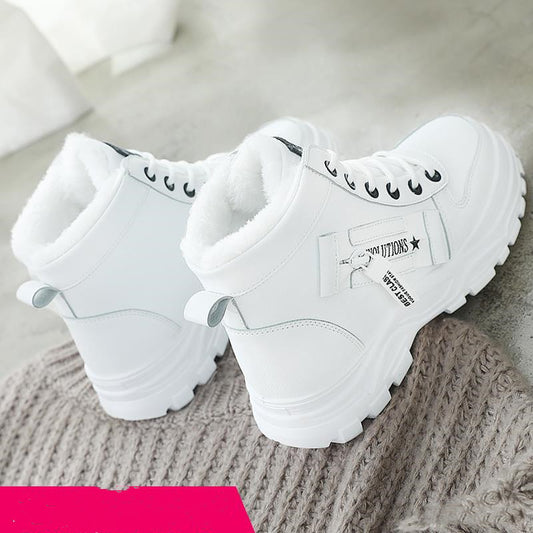Botas Cortas de Terciopelo Cálidas para Nieve con Forro de Algodón - Image 2