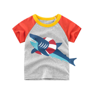 Camiseta de manga corta para niños