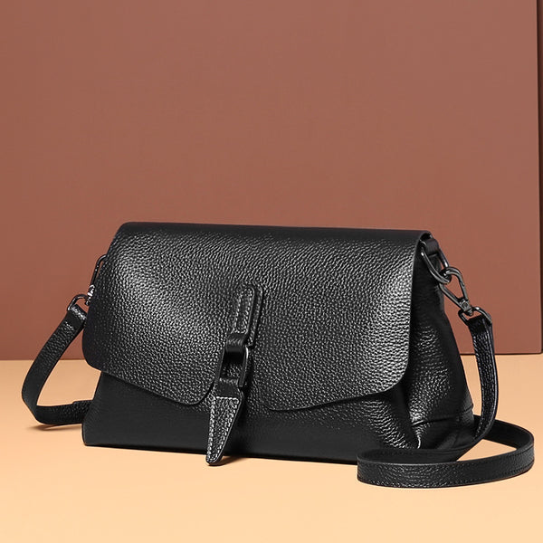 Bolso Bandolera de Cuero Suave para Mujer