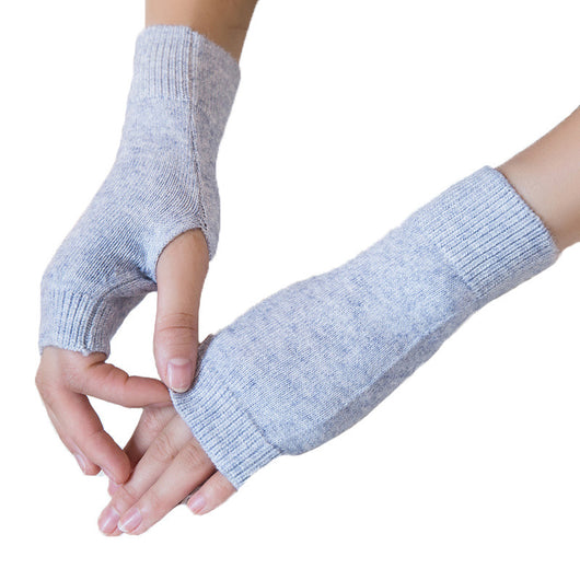 Guantes sin dedos térmicos de felpa - Image 2