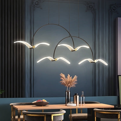 Lámpara Colgante LED Gaviota Minimalista para Dormitorio - Image 3