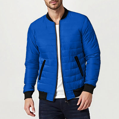 Chaqueta Acolchada de Cuello Alto en Algodón - Estilo Universitario - Image 24