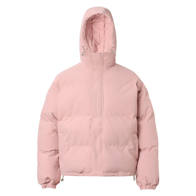 Chamarra Hoodie de Algodón Liso Estilo Americano - Image 2