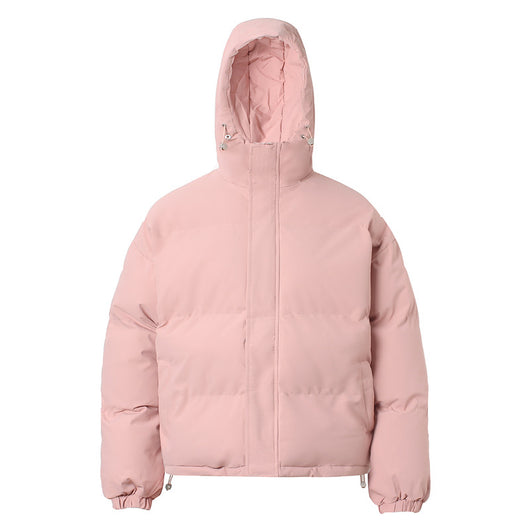 Chamarra Hoodie de Algodón Liso Estilo Americano - Image 2