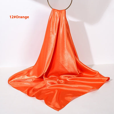 Pañuelo de Seda Artificial 90cm Satinado Brillante - Elegancia Pura - Image 15