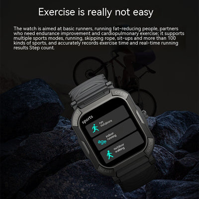 Reloj Deportivo Inteligente Resistente al Agua con Llamadas Bluetooth y Monitor Cardíaco