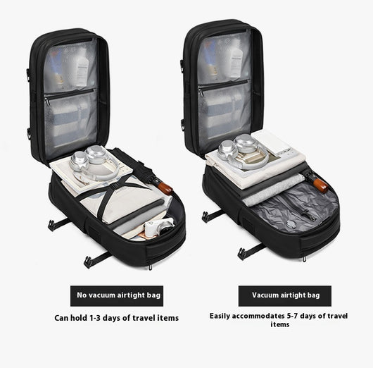 Mochila Trolley Expandible de Gran Capacidad para Viajes de Negocios - Image 29