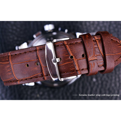 Reloj Mecánico Automático para Hombre con Diseño Esqueletizado - Image 7