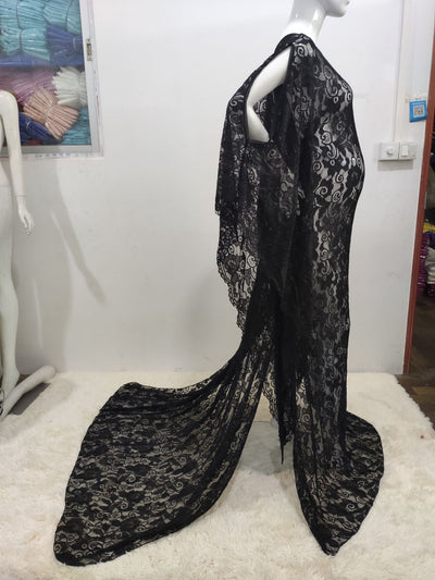 Vestido Maternal de Encaje con Cordón Ajustable - Image 4
