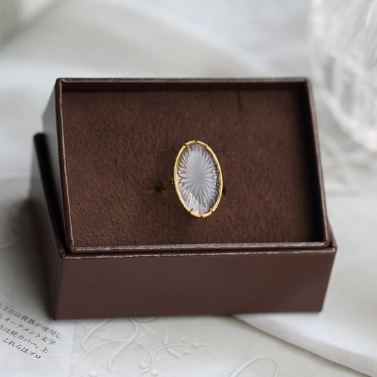 Anillo Floral Flotante de Cristal Hielo - Colección Verano Vintage - Image 21
