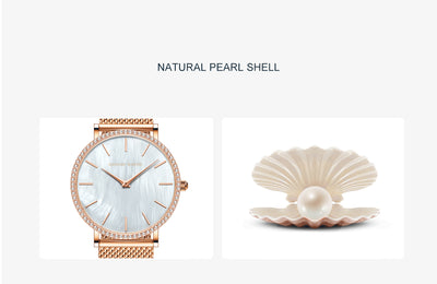 Reloj de Cuarzo para Mujer con Caja de Acero Inoxidable y Esfera de Diamantes - Image 24