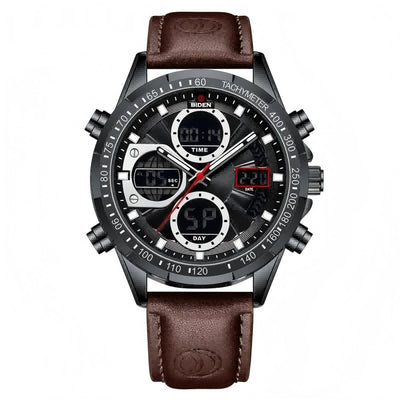 Reloj de Pulsera Deportivo para Hombre con Correa de Cuero PU - Image 7