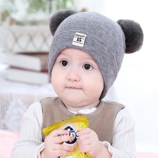 Gorro Tejido Infantil de Color Liso - Suave y Cómodo - Image 10