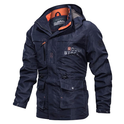 Chaqueta Casual Outdoor para Hombre - Talla Grande y Corte Largo - Image 3