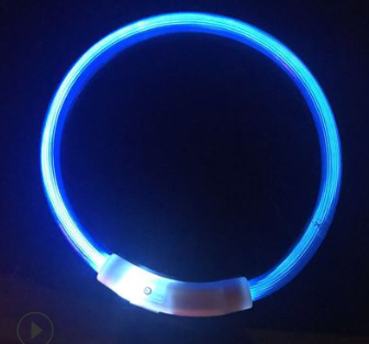 Collar LED Recargable para Perros con Luz Nocturna USB - Image 7
