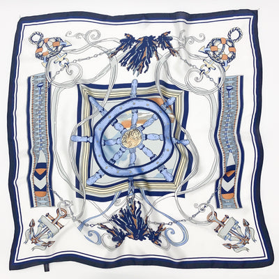 Pañuelo de Seda Estampado con Protección Solar - Image 14