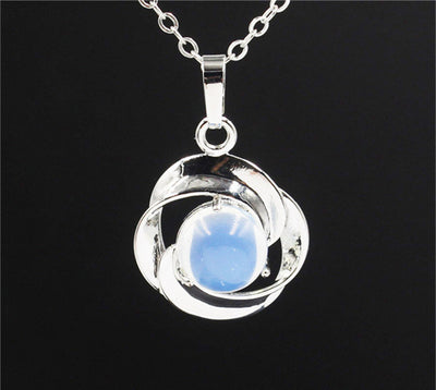 Collar Colgante de Flor en Cristal Natural - Image 18