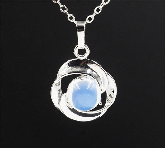Collar Colgante de Flor en Cristal Natural - Image 18