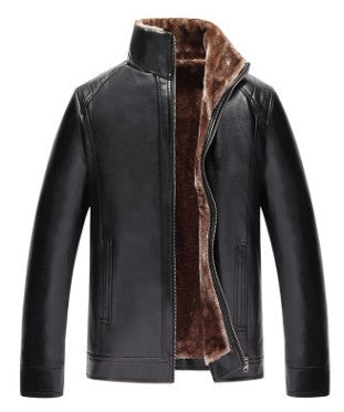 Chaqueta de Cuero para Hombre - Abrigo Invernal Premium