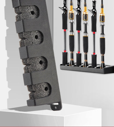Soporte de Pared para Cañas de Pescar - Organizador Vertical de Equipo de Pesca - Image 8