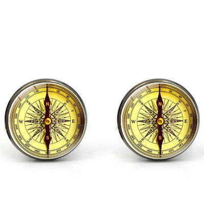 Gemelos Brújula de Tiempo en Metal Precioso - Image 3