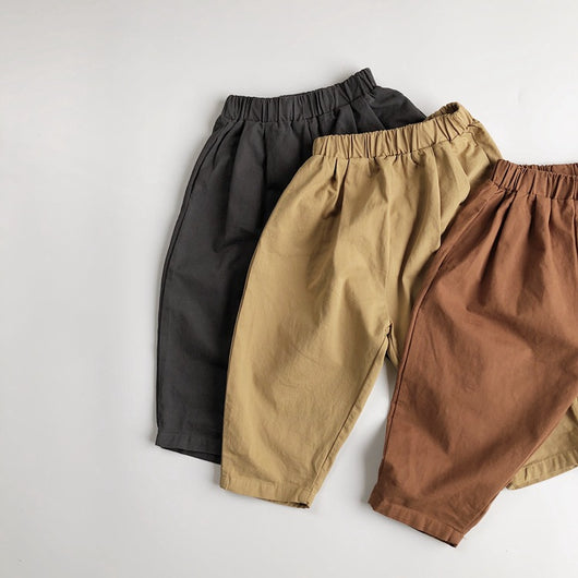 Pantalones de Algodón Tejido Corte Zanahoria - Image 2