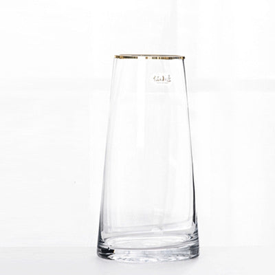 Jarrón de Vidrio Dorado Elegante para Restaurante y Hogar - Image 7