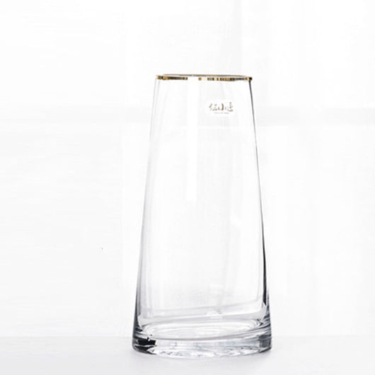 Jarrón de Vidrio Dorado Elegante para Restaurante y Hogar - Image 7