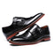 Zapatos Monk de Cuero Genuino con Doble Hebilla