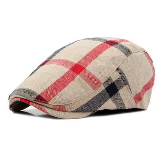 Gorra Clásica a Cuadros Estilo Británico para Hombre - Image 8