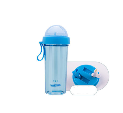 Botella Deportiva Doble Pajita 420/600ml - Hidratación Portátil Separada - Image 4