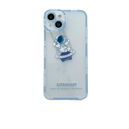 Funda Transparente para Celular con Diseño de Astronauta en Silicona - Image 8