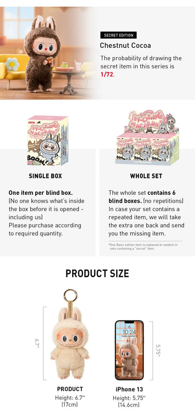 [RESTOCK: SEPTEMBER] POPMART THE MONSTERS - Exciting Macaron Vinyl Face Blind Box Labubu - Tekeno