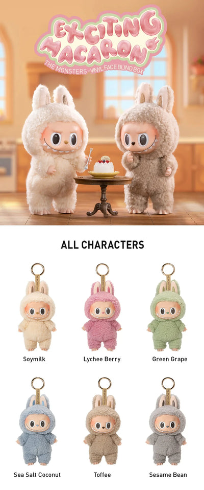 [RESTOCK: SEPTEMBER] POPMART THE MONSTERS - Exciting Macaron Vinyl Face Blind Box Labubu - Tekeno