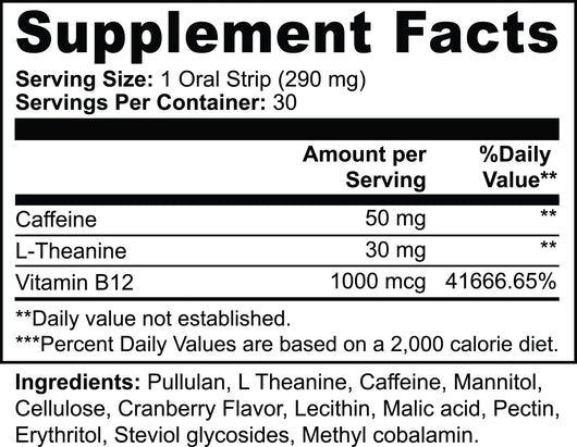 Goiteia Energy Strips 30 Oral Strips - Tekeno
