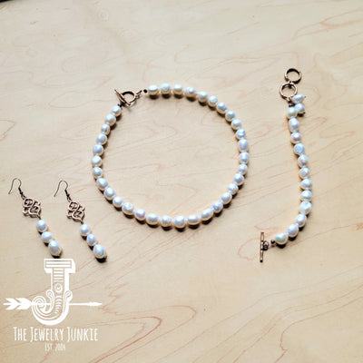 Genuine Freshwater Potato Pearl Earrings Wedding Collection 220i