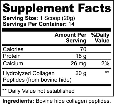 Goiteia Grass-Fed Hydrolyzed Collagen Peptides 9.88 Oz (280g) - Tekeno