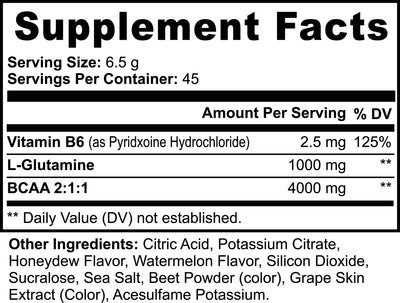 Goiteia BCAA Post Workout Powder (Honeydew/Watermelon) 0.64lb (292g) - Tekeno
