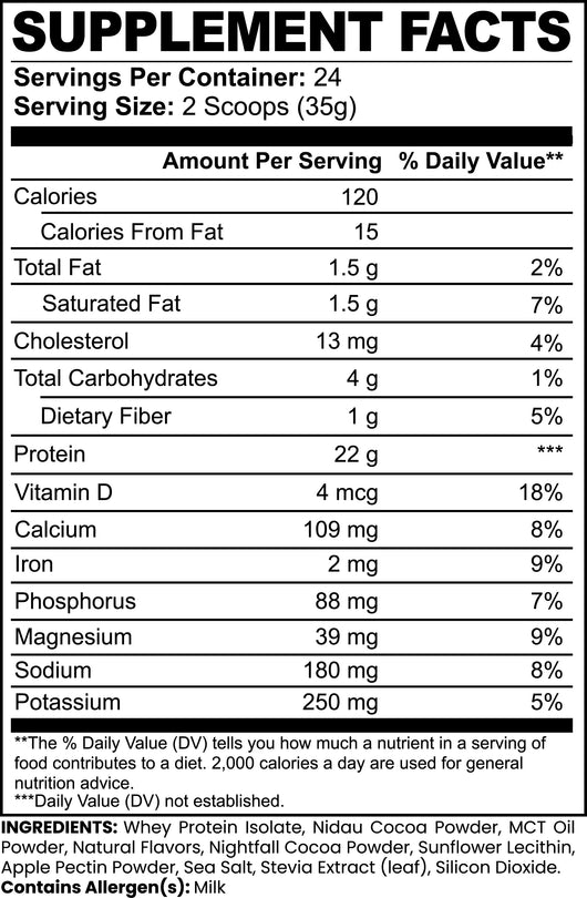 Goiteia Advanced 100% Whey Protein Isolate (Chocolate) 29.60 oz./839 g - Tekeno