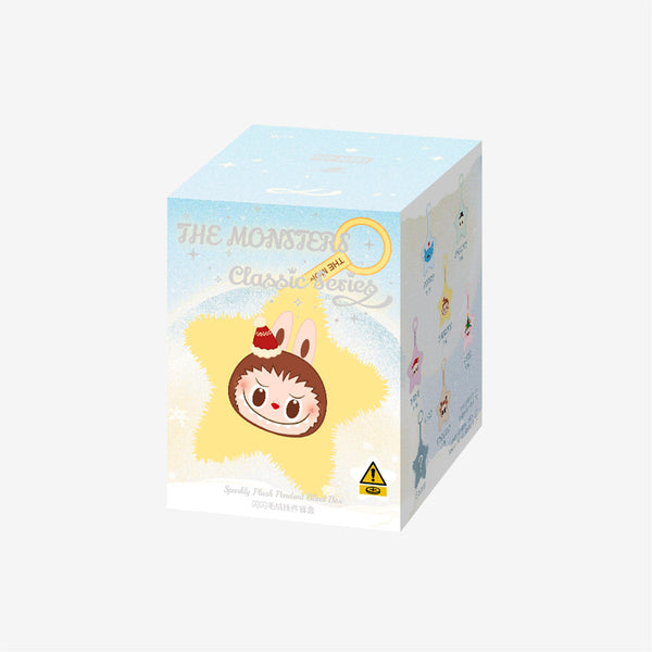 [EM ESTOQUE] POPMART Classic Series-Sparkly Plush Pendant Blind Box Labubu