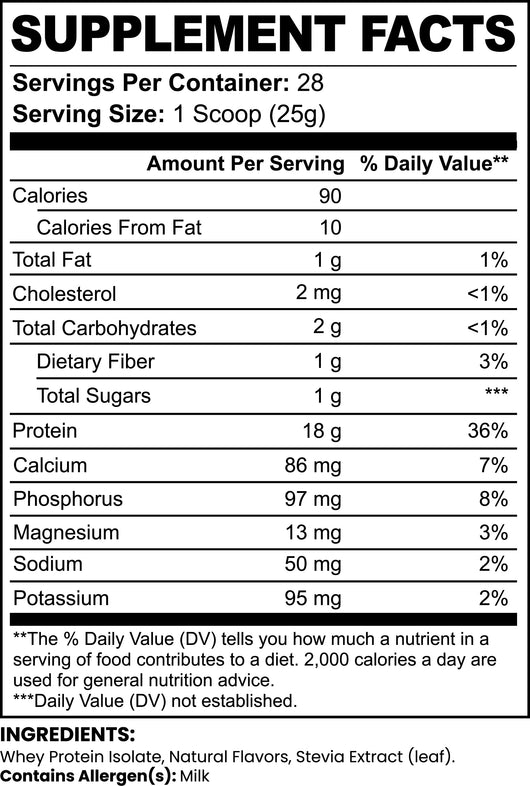 Goiteia Pure3 100% Whey Protein Isolate (Chocolate) 24.7oz (700g) - Tekeno
