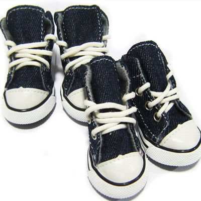 Zapatos Vaqueros de Lona para Perros - Cómodos, Transpirables y Antideslizantes
