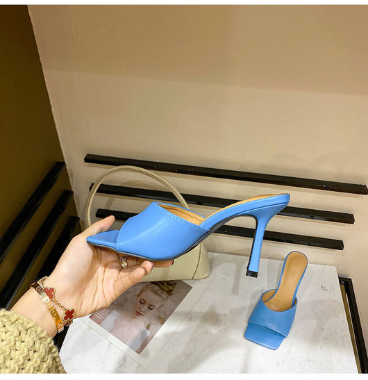 Pantuflas de Tacón Alto Elegantes y Versátiles